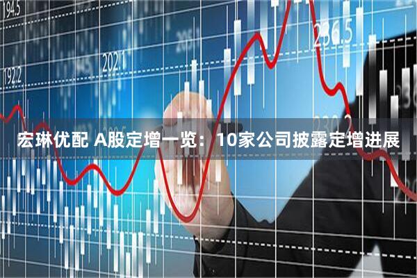 宏琳优配 A股定增一览：10家公司披露定增进展
