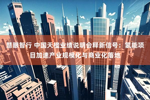 慧眼智行 中国天楹业绩说明会释新信号：氢能项目加速产业规模化与商业化落地